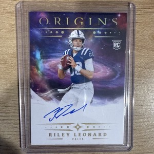 Riley Leonard 2025 Panini Origins RC Rookie Autographs on Card Auto #RA-RLE