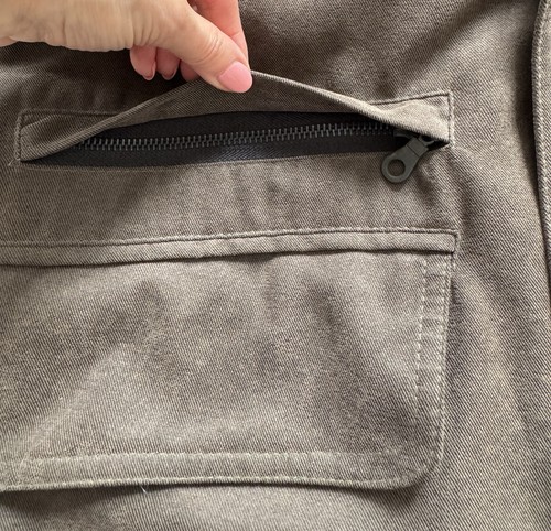 Abrigo De Colección Peuteadora Grande Extra Fino Lana Merino Guisante Forro Acolchado Bolsillo Marrón - Imagen 21 de 23