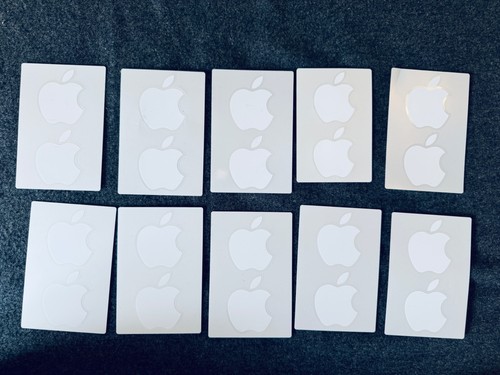 Set of x10 Apple Stickers (genuine; new) - 第 1/1 張圖片