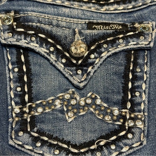 Jeans donna Miss Me con tasche impreziosite - Foto 3 di 8