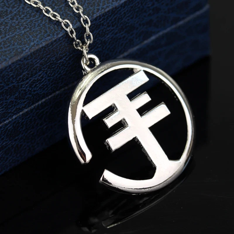 Rock Band Pendant Necklace Stainless Steel Gothic Punk Choker Chain Men Jewelry - Image 4 of 4
