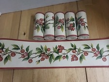 Norwall Wallpaper  BORDER  5 Rolls New 5 Yds Each Prepasted SEALED BOTANICAL