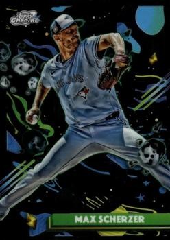 Max Scherzer 2025 Topps Chrome Cosmic #116 Toronto Blue Jays