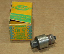 Greenlee 730 Round Radio Chassis Punch 5/8"