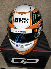 Oscar Piastri Signed Official 2025 Monaco GP Mini Helmet 1:2 McLaren Beckett