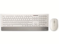 Mediarange Funk-Tastatur- Und Maus-Set MROS106, Qwertz, Weiß/Silber