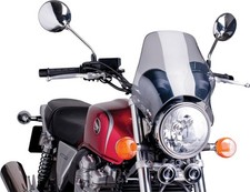 Puig Universal Mount Windscreen Windshield Naked Headlight Smoke 0869H