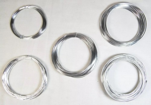 Aluminium Craft Wire All Colours Jewellery Modelling , Beading, Florist Findings - Picture 14 of 49