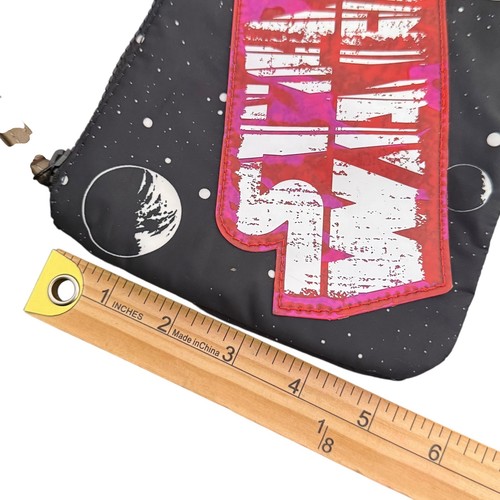 Disney Parks Star Wars Lightspeed Small Wristlet Galactic Planet Black Red - Picture 9 of 9