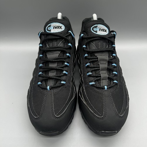 2022 Nike Air Max 95 Black University Blue FJ4217-002 Mens Uk 6 Trainers - Picture 4 of 8