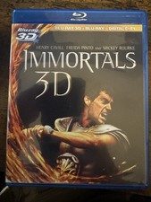 Immortals (Blu-ray Disc, 2012, 3-Disc Set, Includes Digital Copy 2D/3D)