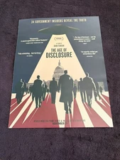THE AGE OF DISCLOSURE 2026 Oscar ad "34 Government Insiders Reveal the Truth."