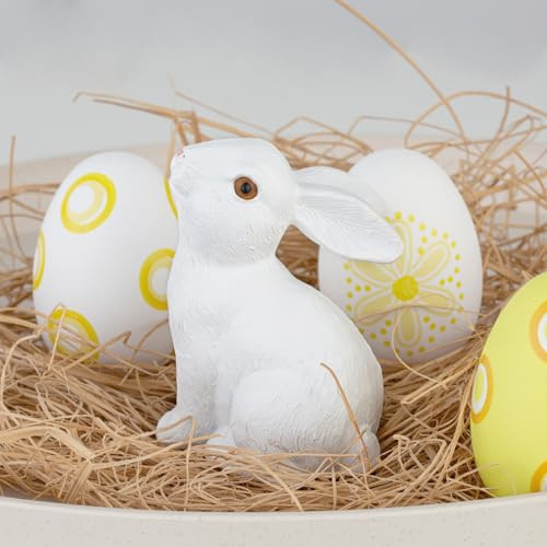 White Bunny Decor Easter Decoration for Home Spring Decoration for Home Table - Picture 2 of 7