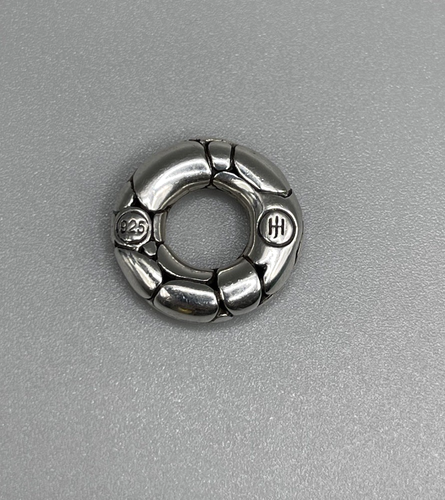 John Hardy 925 Silver Kali Pebble Pendant Small Enhancer 3.8gr
