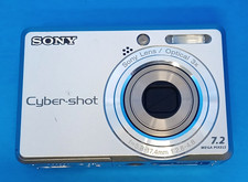 Sony Cyber-Shot , DSC-S730, 7.2 Mega Pixels, Tested  works, with M. Card  case