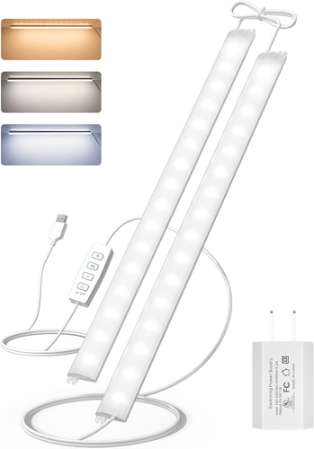 Luz LED 30 cm bajo gabinete regulable 3 tonos con memoria para cocina o estante - Picture 10 of 12