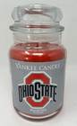 Ohio State Yankee Candle Macintosh Apple Scent 22 oz Large Jar New OSU Buckeyes