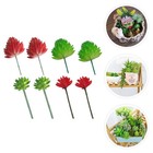 2 Pack Mini Sukkulenten Künstlich Pflanzen Fake Künstliche Blumen