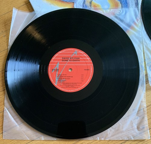 DAVID SYLVIAN Gone to Earth 1986 1st Press Virgin vinyl 2LP Fripp near mint-mint - Picture 7 of 10