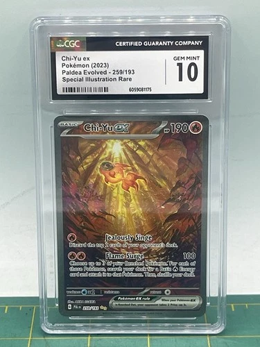 Pokemon Chi-Yu ex 259/193 Special Illustration Rare - Paldea Evolved CGC 10