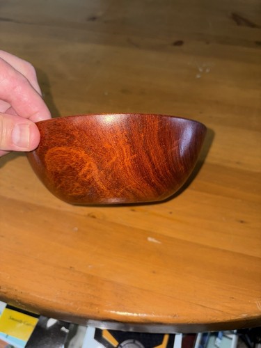 Bill Blasic Turned Wood Norfolk Island Bowl 6” Artist Signed-Excellent! - 第 5/10 張圖片