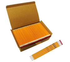 400 Pack Yellow #2 Pencils with Erasers for Kids, Pre-Sharpened