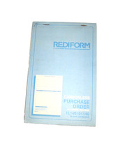 Vintage Carbonless Purchase Order forms Rediform 38 pages Duplicate Sets