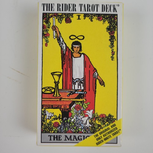 Baraja de cartas del tarot The Rider The Magician Italia 1971 de colección baraja de 78 cartas usada en excelente estado - Imagen 6 de 7