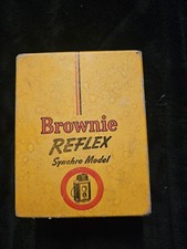 Kodak Brownie Reflex Synchro Model 127 Film Camera in Original Box V14 UNTESTES