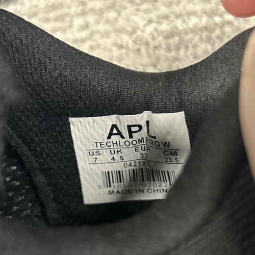 APL Techloom Pro Shoes Women's Size 7 Running Black Sneakers Athletic - Picture 5 of 9