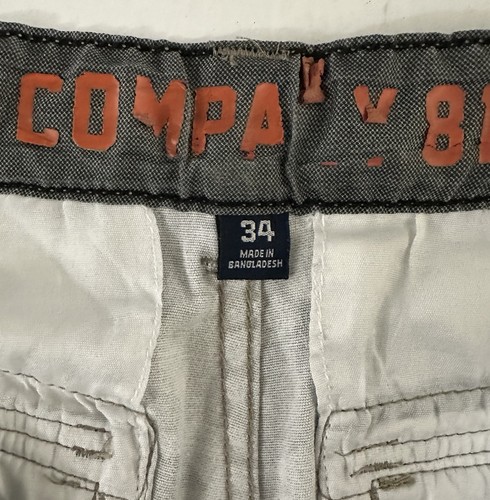Pantalones cortos cargo Company 81 gris verde camuflaje 34 - Imagen 4 de 6