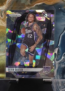 2024-25 Prizm Basketball Silver Cracked Ice Prizm #231 Devin Carter Rc