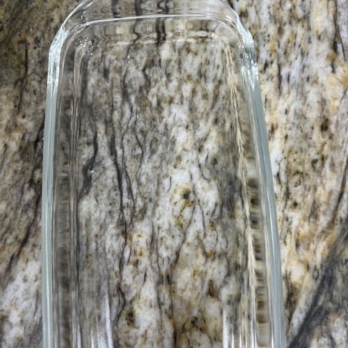 Klarglas Butterdose mit Deckel 7 1/2” L x 3 1/4” B x 2 1/8” H - Bild 9 von 24
