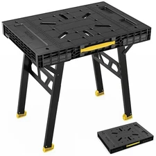 Express Folding Work Table, Easy Setup Portable Folding Work Table & Portable...