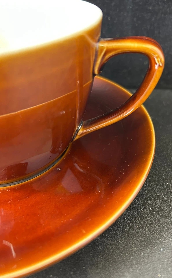 Villeroy & Boch Luxembourg Brown Cup & Saucer Set - #1008 - Image 4 of 4