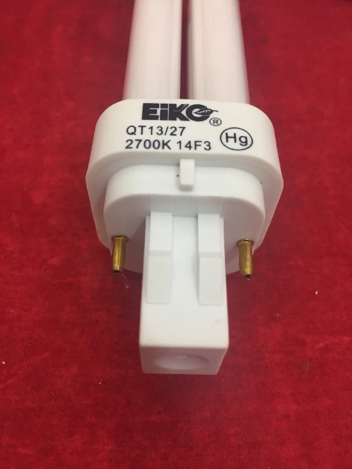 BOX OF 10 EIKO QT13/27 13 Watt 2700K QuadTube Fluorescent Lamp - Image 2 of 4