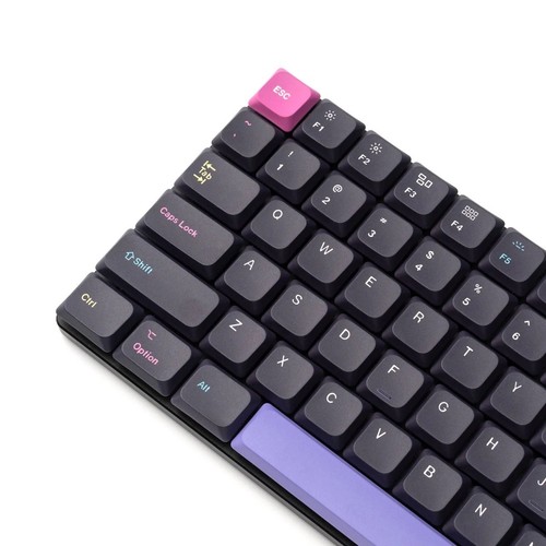 Keychron Keycaps Black and Purple Dye-Sub PBT LSA Full Set Tastenkappen ANSI - Bild 5 von 6