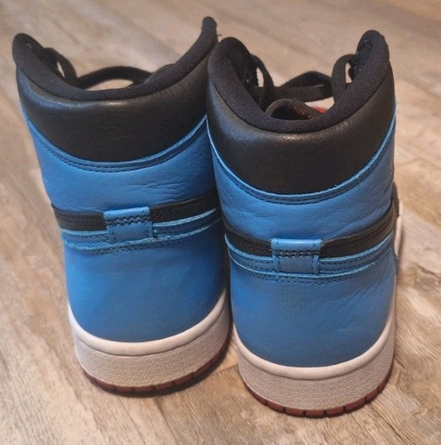 Größe 7,5 M Nike Air Jordan 1 High OG UNC to Chicago 2020 CD0461-046 Rot Blau - Bild 3 von 9