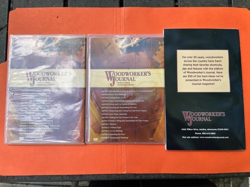 Woodworkers Journal DVD Lot of 3: Furniture Making, Essent. Woodworking, & Book - Picture 2 of 5