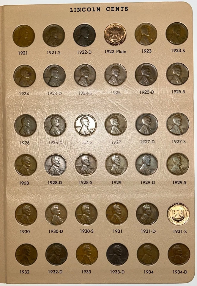 1909-2025 Lincoln Cent Penny Set Collection 287 Coins in Dansco Album Missing 6 - Image 2 of 4