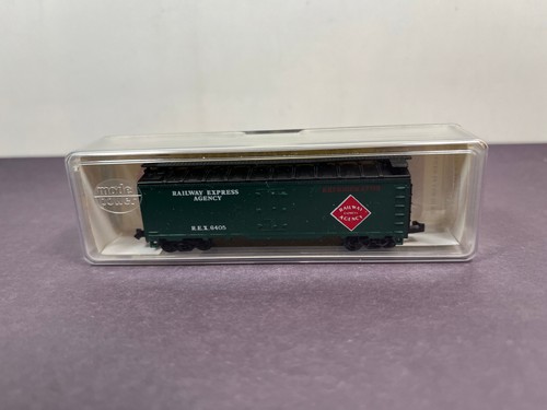 Model Power N Scale Train 3390 Refrigerator Car RAILWAY EXPRESS AGENCY REX 6405 - Picture 1 of 6