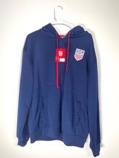 United States Soccer Federation USA Navy Blue Full Zip Hoodie Men's XL NWT