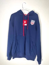 United States Soccer Federation USA Navy Blue Full Zip Hoodie Men's XL NWT
