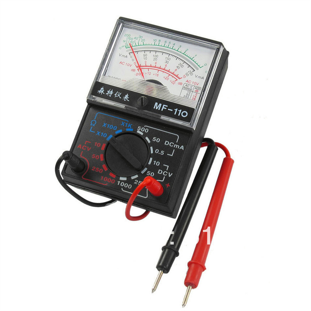 1 Pc Pocket MF110a Ohmmeter Voltmeter Analog Multimeter Tester