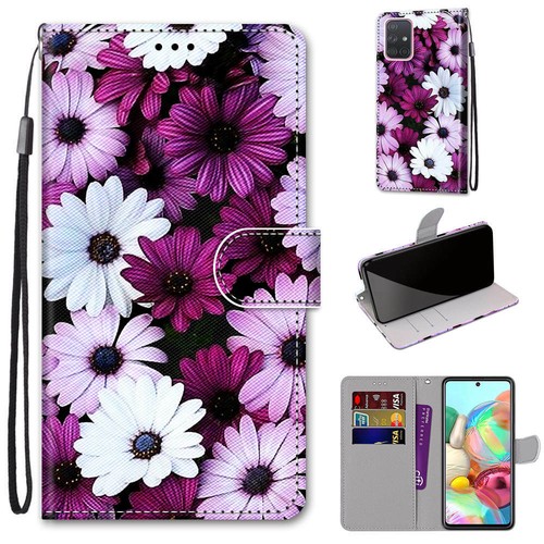 For Samsung S20 FE/Note 20 Ultra/S10+/S9/S8 Flip Card Holder Leather Case Cover - Photo 20 sur 27