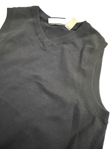 Pre-Owner Place Navy Blue Vest Boys Sweater, Cotton Size Small 5/6 - Picture 4 of 7