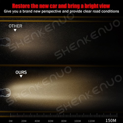 For Chevy Equinox 2010-2015 6X 3400K Halogen Headlight High/Low Foglight Bulb BP - Picture 9 of 11