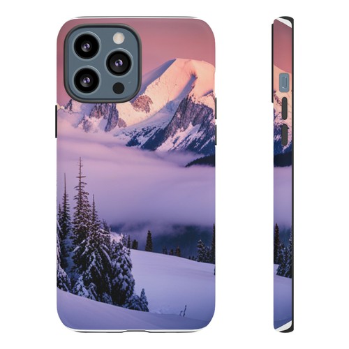 Funda de teléfono diseñada a mano Snowy Mountains para iPhone Samsung Google Pixel - Imagen 62 de 173