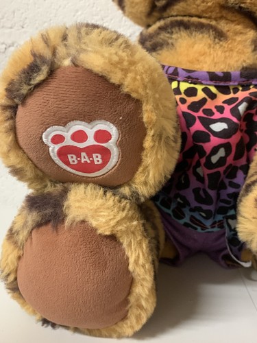 Build A Bear Tiger Cub Plush Stuffed Animal Toy Sitting Big Eyes 2016 Retired - Picture 3 of 7