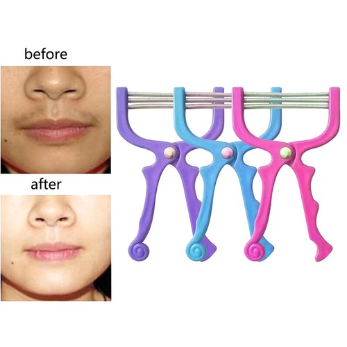 Women Epilator Mini Facial Hair Remover Safe Handheld Threading Face Defeatherer - Picture 10 of 15